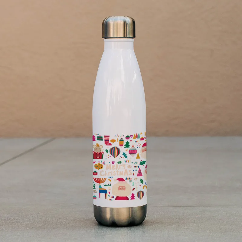 Xmas Pattern - Μπουκάλι Θερμός 500ml