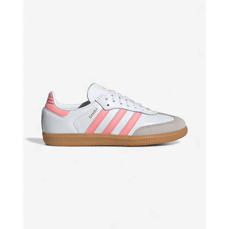 Xαμηλά Sneakers adidas Samba OG White Coral Ροζ (GS)