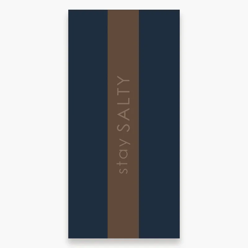 Πετσέτα Θαλάσσης (80x160) Nef-Nef Homeware Stay Salty Blue/Brown