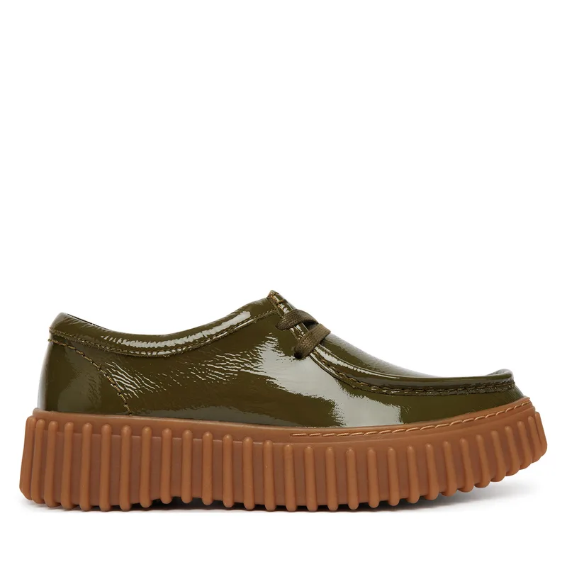 Κλειστά παπούτσια Clarks Torhill Bee 26186668 Πράσινο