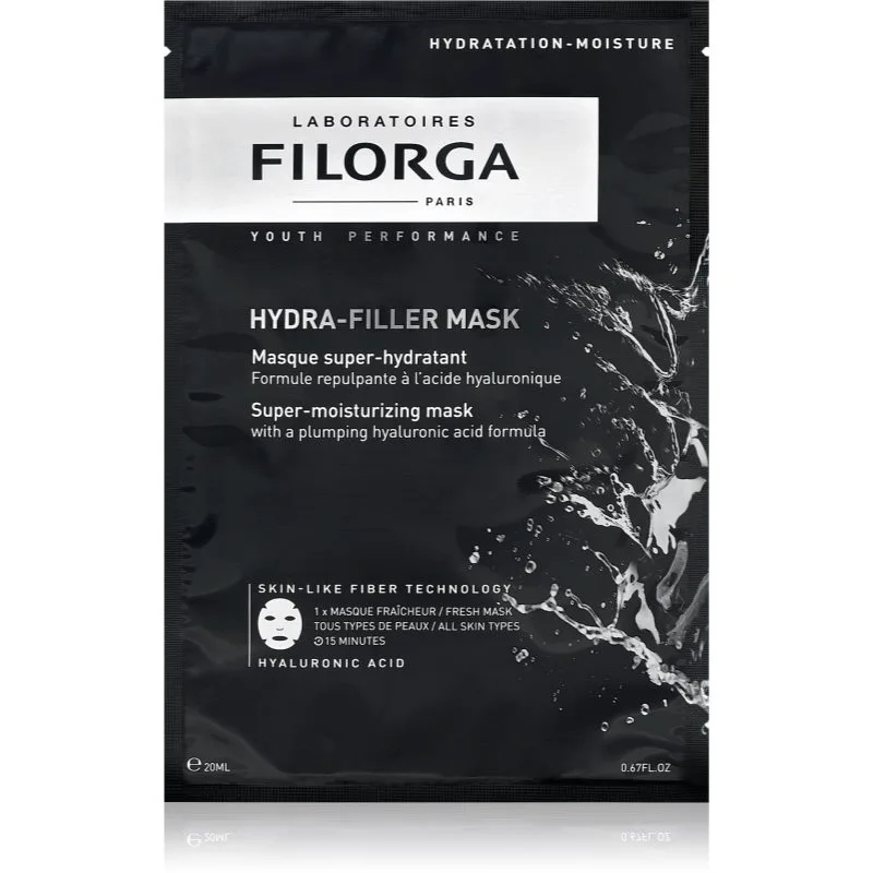 FILORGA HYDRA-FILLER MASK ενυδατική μάσκα προσώπου με λειαντικό αποτέλεσμα 1 τμχ