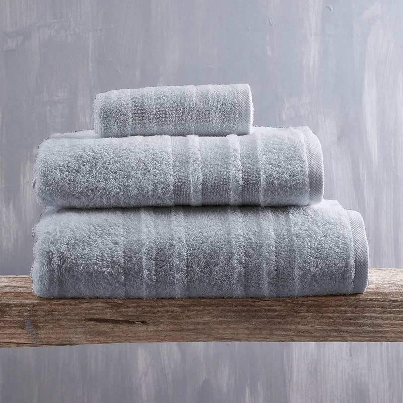 Πετσέτα σώματος (70Χ140) LAURA SOFT GREY, RYTHMOS HOME