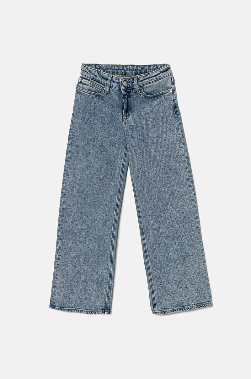Παιδικά τζιν Calvin Klein Jeans MR WIDE LEG RELAXED SP BL