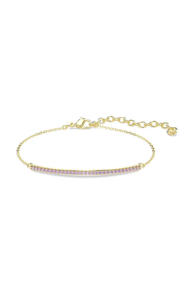 Swarovski βραχιόλι γυναικείο μεταλλικό ζιργκόν