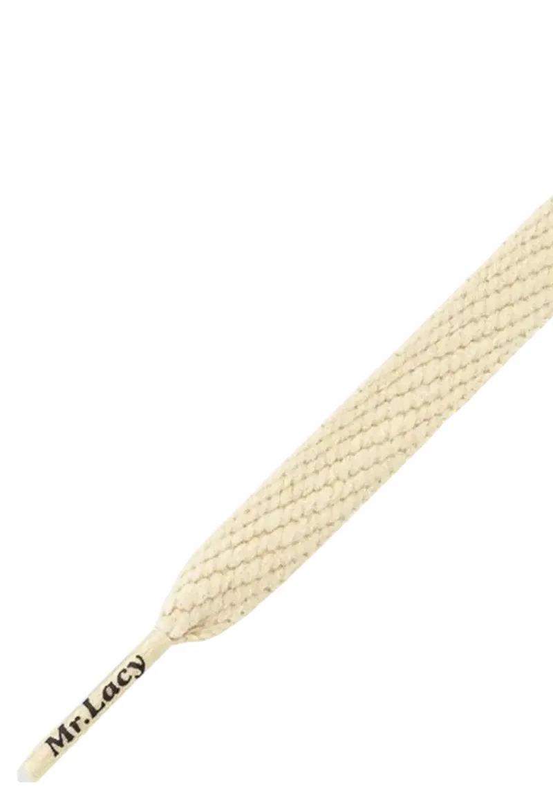 Κορδόνια Mr. Lacy Flatties 130cm Cream 1122244-Cream