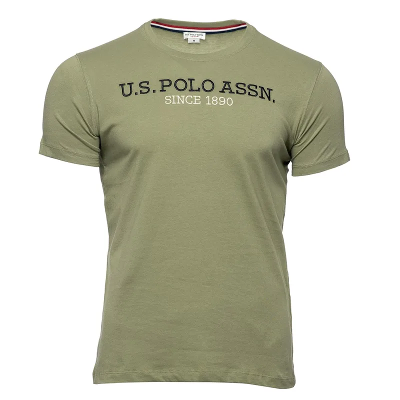 U.S. Polo Assn. Ανδρικό T-shirt Mick 6736049351-141 Λαδί