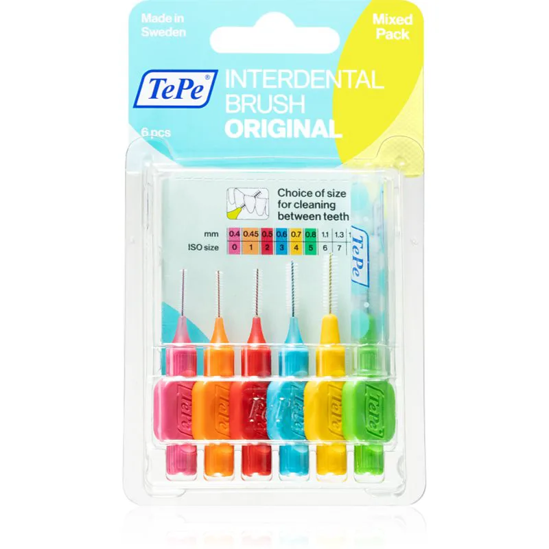 TePe Interdental Brush Original μεσοδόντιο βουρτσάκι Mix 6 τμχ