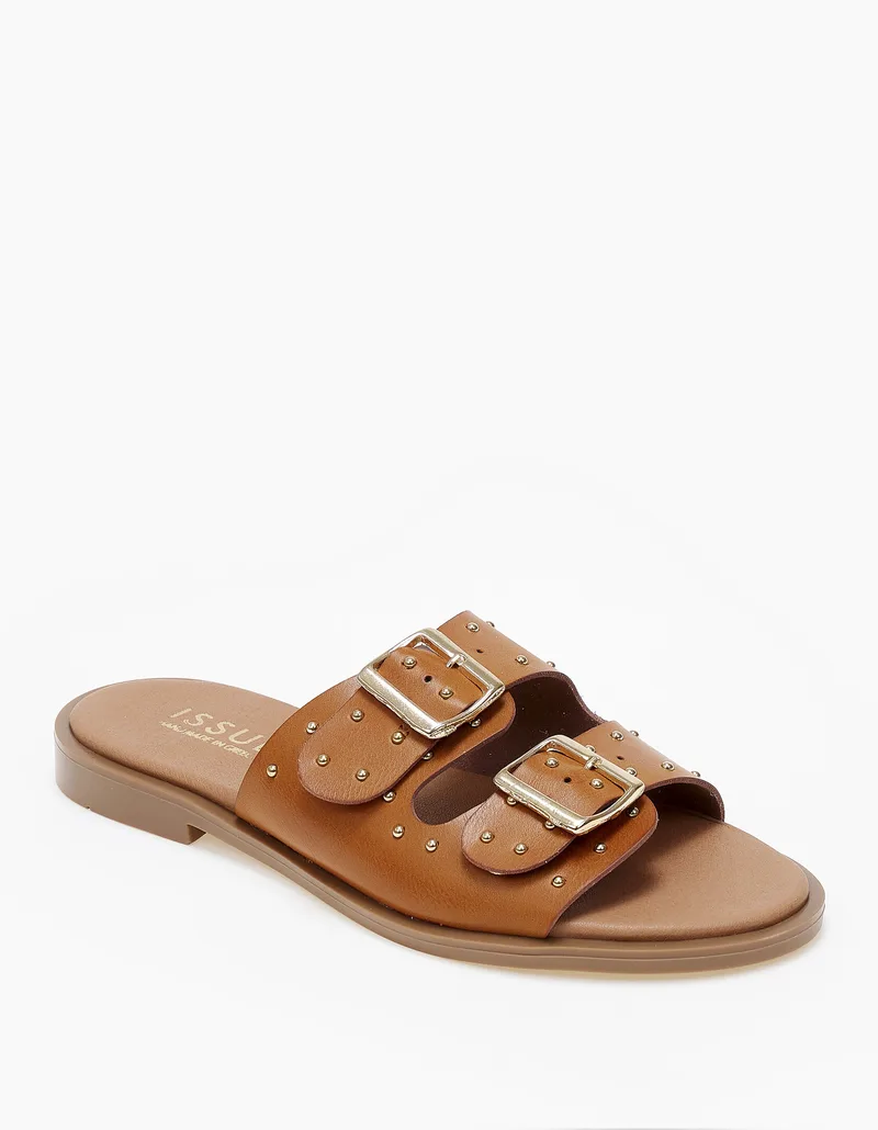Σανδάλια handmade in Greece με ρυθμιζόμενα ζωνάκια και τρουκς - Ταμπά