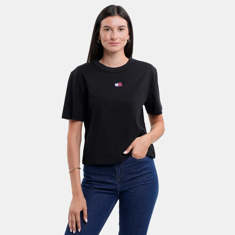 Tommy Jeans Bοxy Badge Γυναικείο T-Shirt (9000250388_1469)
