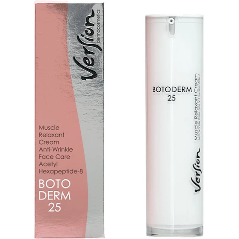 Version Botoderm 25 Muscle Relaxant & Anti-Wrinkle Face Cream Αντιρυτιδική Κρέμα Προσώπου & Λαιμού με Πεπτίδια για Αποτέλεσμα Botox 50ml