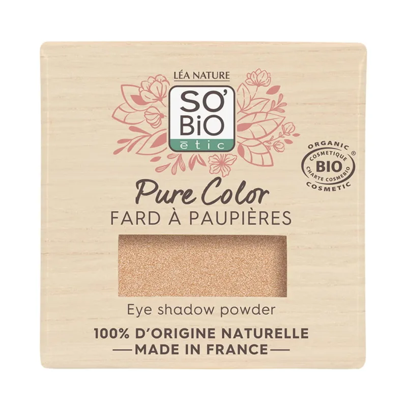 LÉa nature so bio étic Pure Color Eyeshadow, 01 Beige Lumière (3 g)