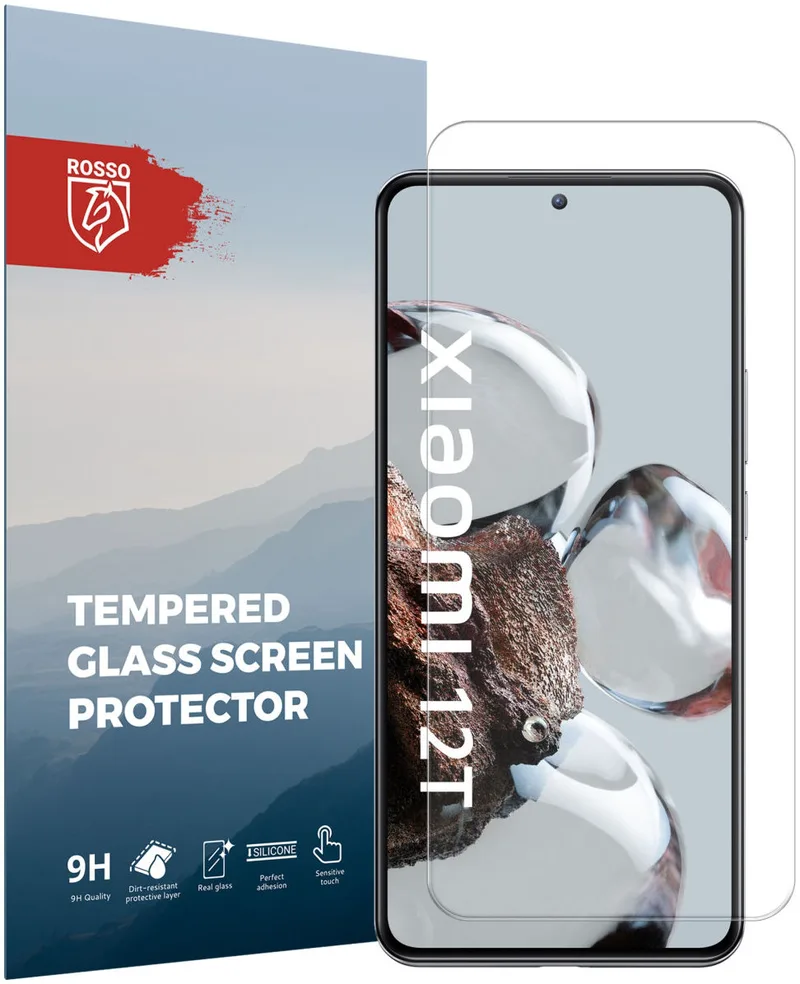 Κόκκινο Tempered Glass - Αντιχαρακτικό Προστατευτικό Γυαλί Οθόνης Xiaomi 12T / 12T Pro - Clear (8719246376641)