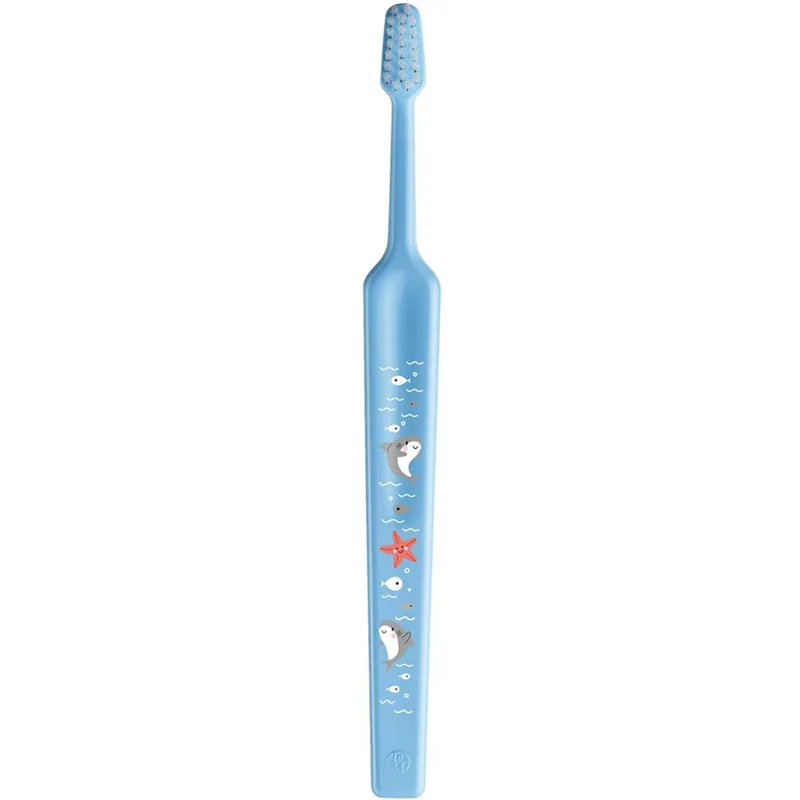 TePe Mini Extra Soft 0-6 Years Toothbrush Παιδική Οδοντόβουρτσα για τα Πρώτα Δοντάκια από 0 Έως 6 Ετών 1 Τεμάχιο - Μπλε