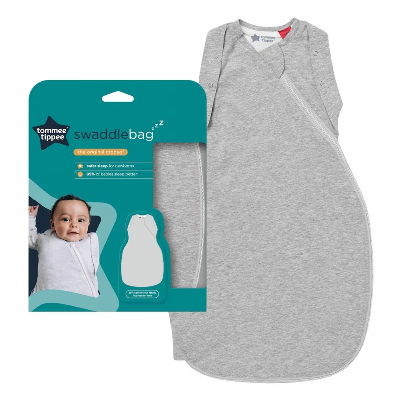 Υπνόσακος 1 tog Grobag Swaddle Bag Sky Grey Marl 0-3 μηνών 491532