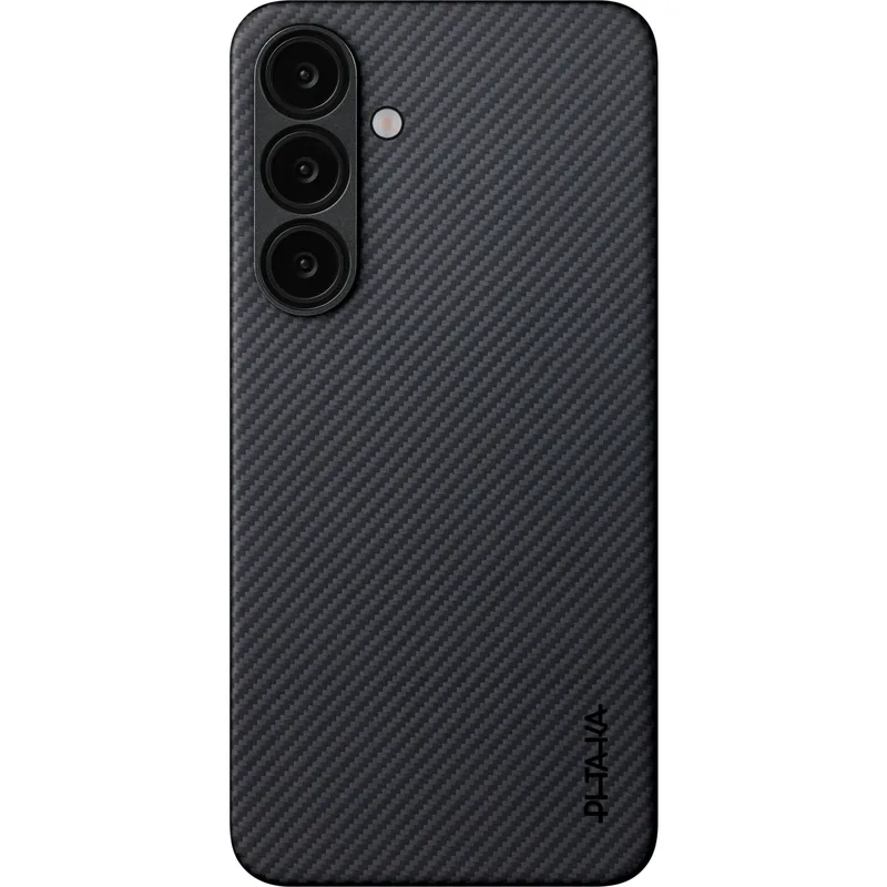 Pitaka Ultra-Slim Case for Samsung S25 Black/Grey Twill