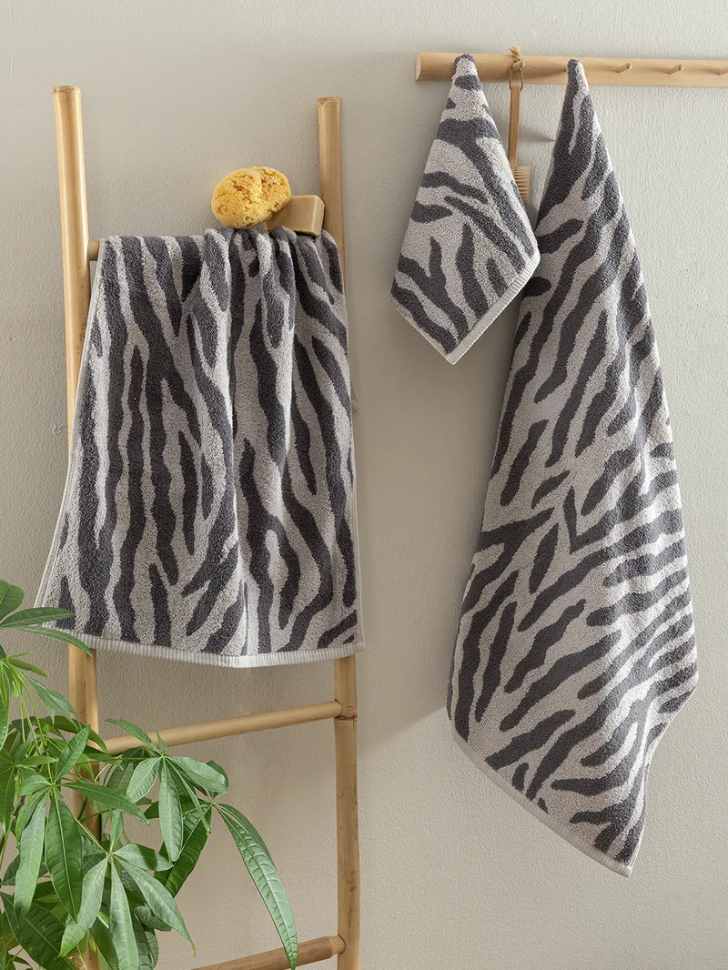 Πετσέτα Προσώπου Towels Collection 50x90 ZEB GREY - Palamaiki