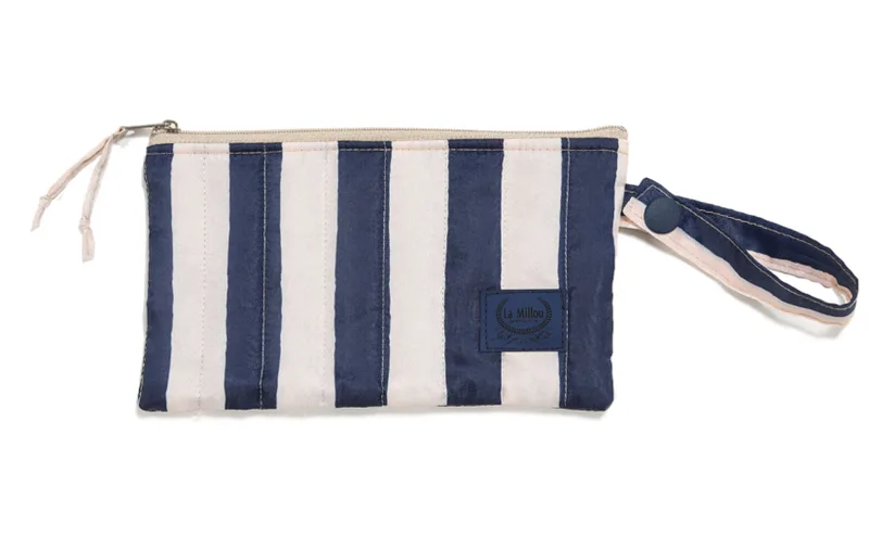 Αδιάβροχο Καπιτονέ Πορτοφόλι Stripes Navy