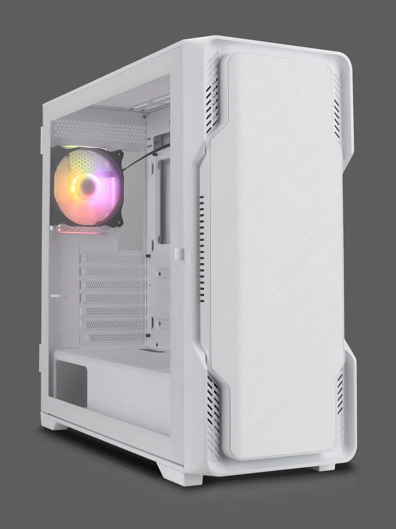 Nanoxia Gehäuse MIDI DS-9G-W ARGB White - USB-C - TG