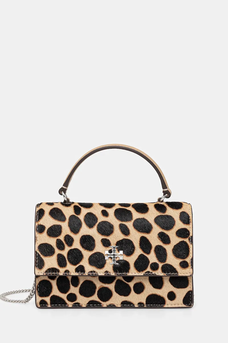 Δερμάτινη τσάντα Tory Burch Kira Haircalf Mini