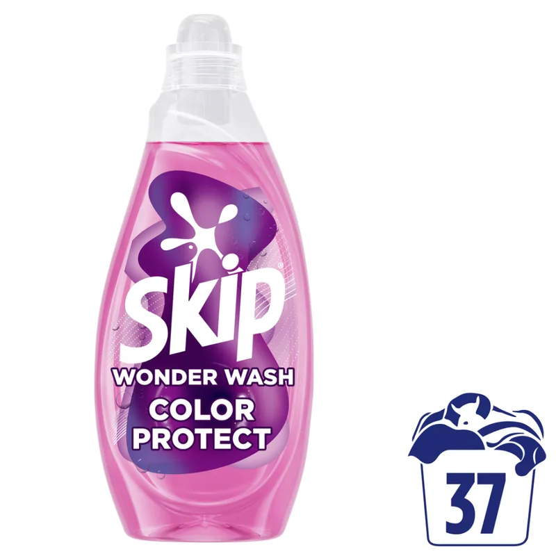 Skip Υγρό Πλυντηρίου Ρούχων Wonder Wash Color Protect 37μεζ