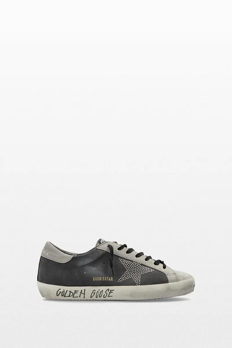 GOLDEN GOOSE Ανδρικό Γκρι Super Star Sneakers