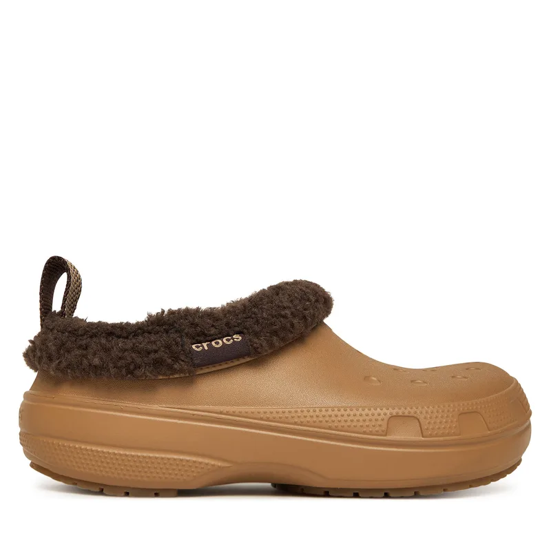 Παντόφλες Crocs Classic Lined Shorty 211380 Καφέ