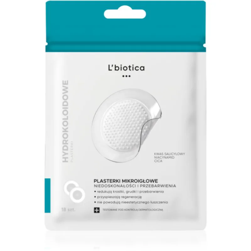 L’biotica Microneedle Patches έμπλαστρα για προβληματκή επιδερμίδα 18 τμχ