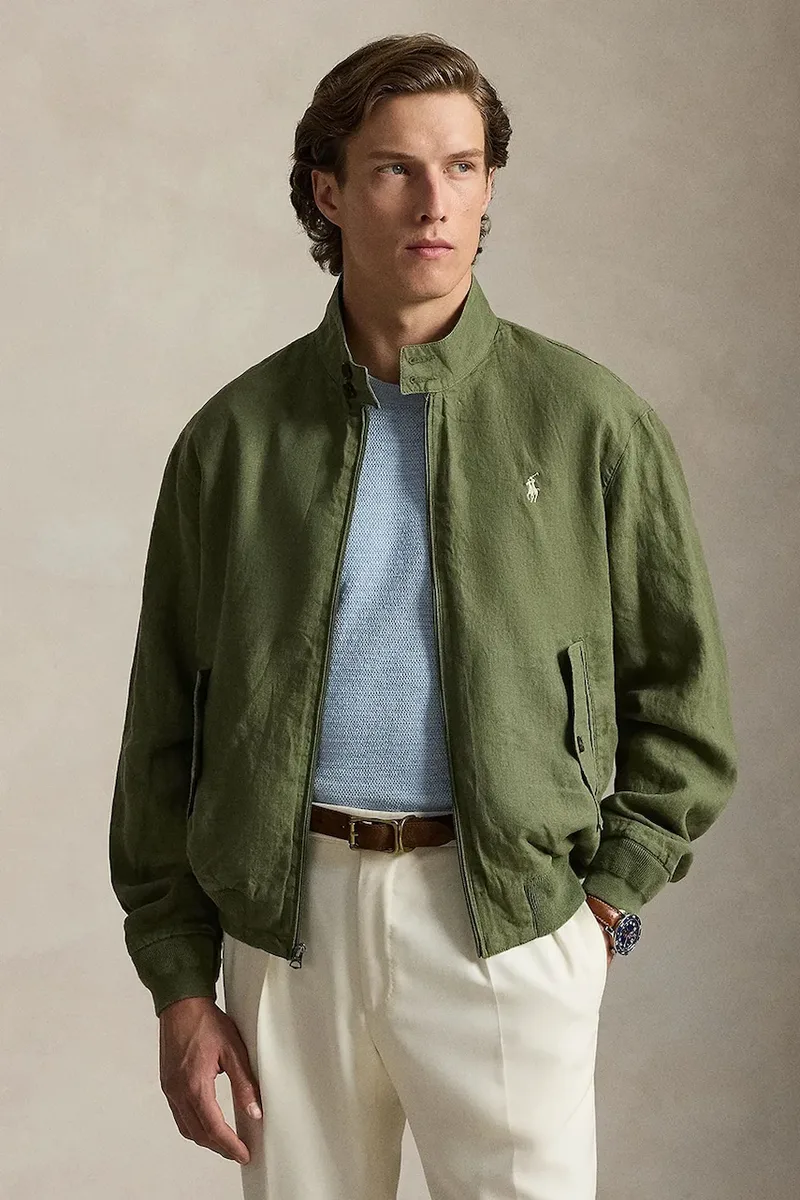 Polo Ralph Lauren κοντό μπουφάν ανδρικό λινό