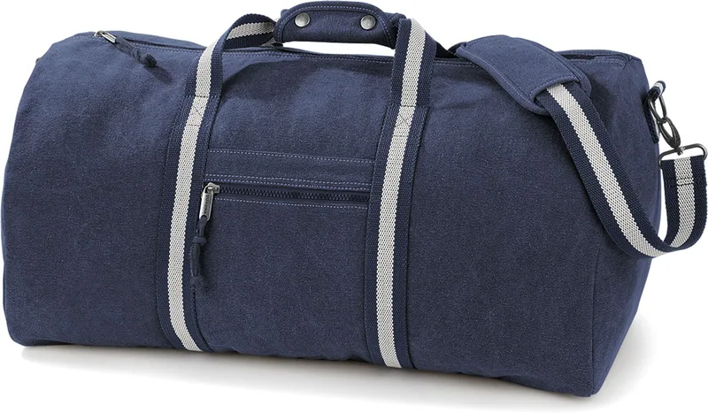 Σακ Βουαγιάζ Canvas Holdall QD613 Quadra Desert Vintage Oxford Navy