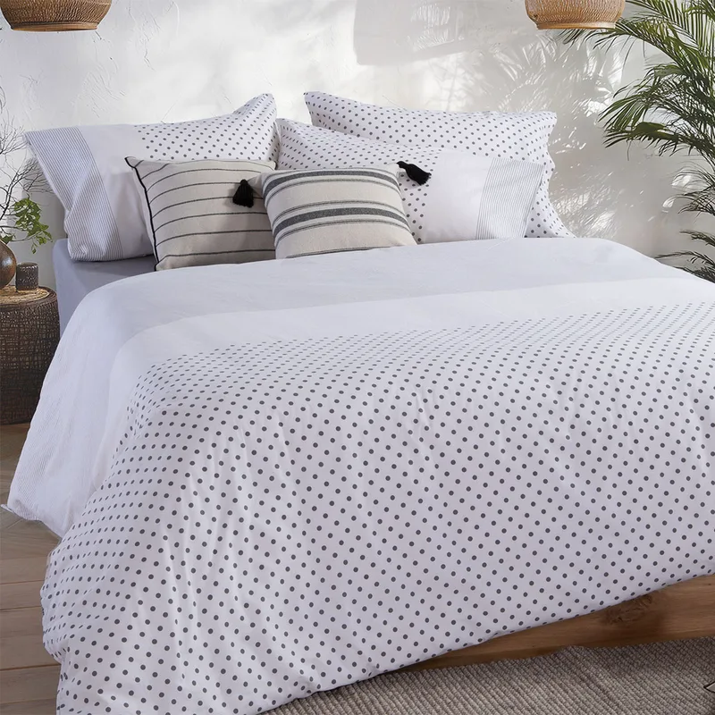 Σεντόνια King Size (Σετ) Nef-Nef Homeware Smart Donter 26 Ecru - Anthracite