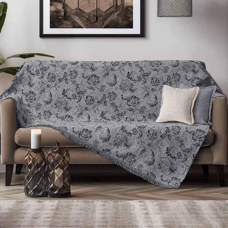 Ριχτάρι Διθέσιου Καναπέ 180x250 Beauty Home 8627 Dark Grey 180x250