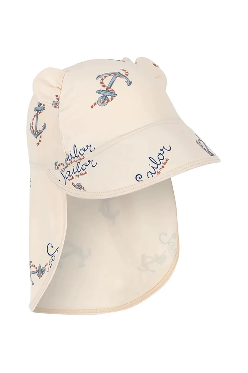 Παιδικό καπέλο μπέιζμπολ Konges Sløjd ASTER BEAR SWIM HAT GRS