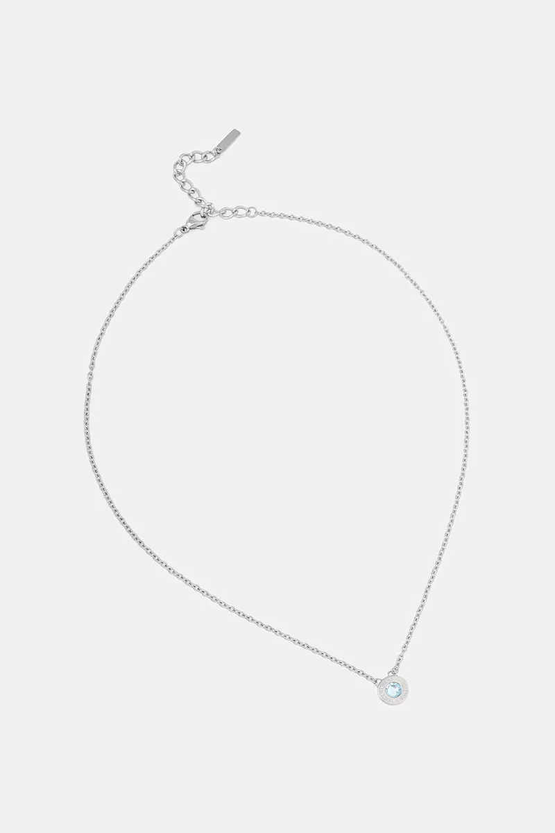 Trussardi κολιέ γυναικείο από ανοξείδωτο ατσάλι T-LOGO