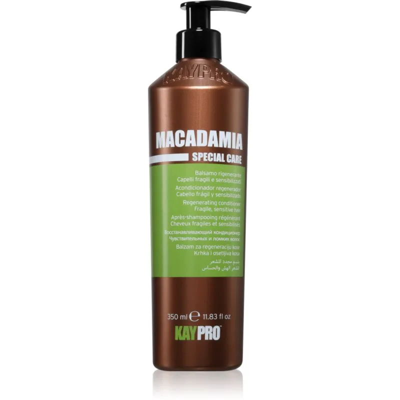 Kaypro Macadamia Regenerating Conditioner κοντίσιονερ για εύθραυστα και ταλαιπωρημένα μαλλιά 350 ml