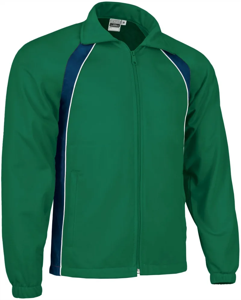 Αθλητικό μπουφάν TOURNAMENT Valento CQVATOUMH Night Navy Blue-Kelly Green-White