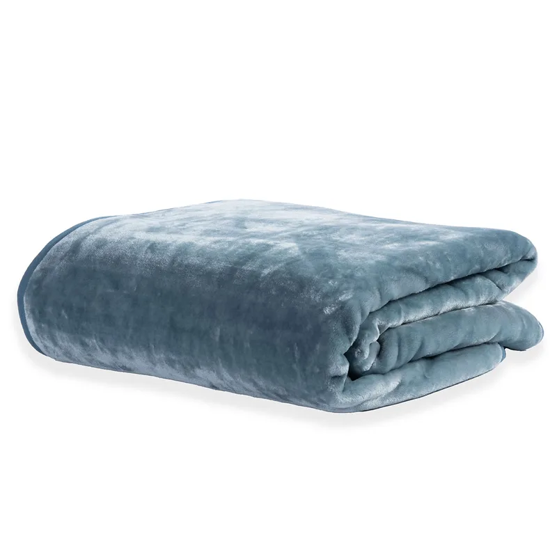 Κουβέρτα Fleece Μονή (160x220) Nef-Nef Homeware Cosy Dusty Blue