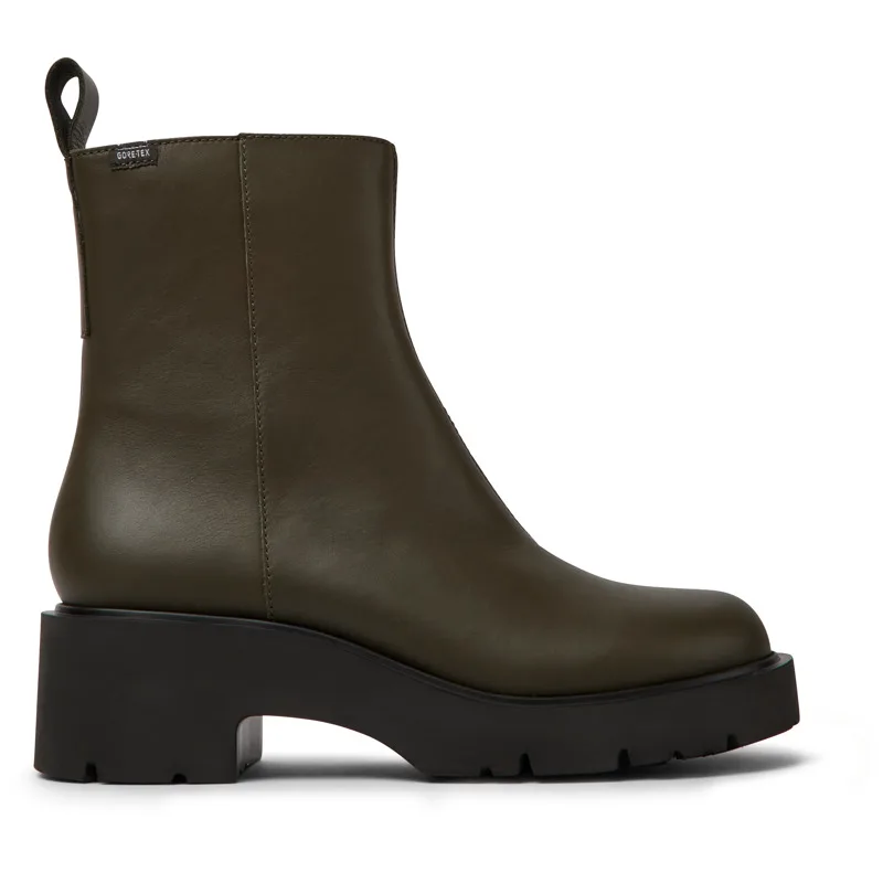 CAMPER Milah - Μπότες Για Γυναικεία - Πράσινο, Μέγεθος 42, Smooth leather
