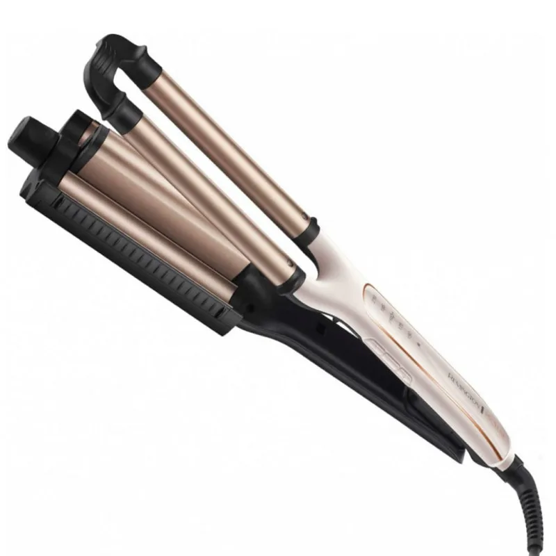 Ψαλίδι μαλλιών Remington CI91AW PROluxe, Για 4 διαφορετικούς τύπους κυμάτων, 150-210C, Κεραμική επίστρωση, Λευκό / μαύρο