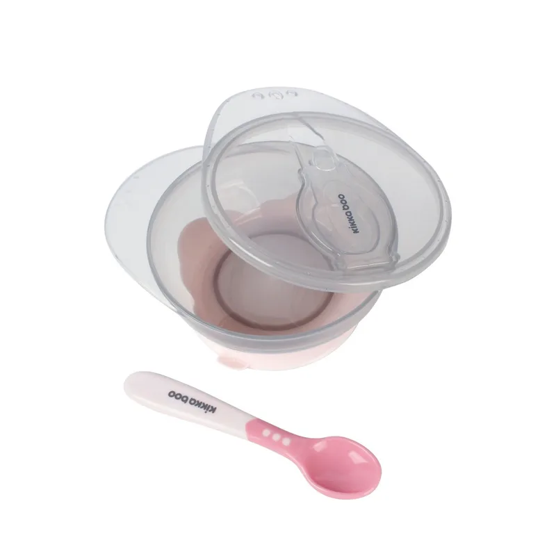 Φαγητοδοχείο & Κουτάλι 250ml Kikka Boo Ροζ