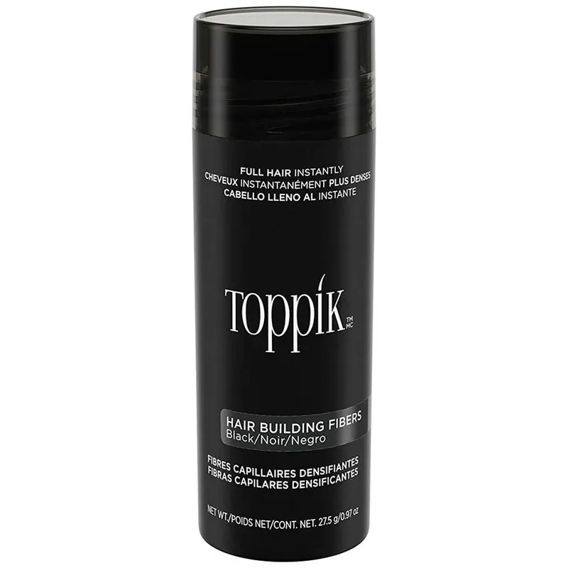 Toppik Hair Building Fibers Ίνες Κάλυψης Αραίωσης Μαλλιών με Κερατίνη 27.5g - Black