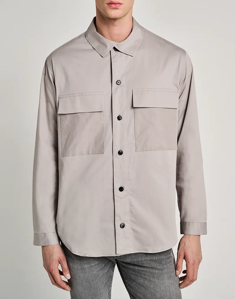 STAFF Soul Man Overshirt 95%Co 5%Ea 61-101.055-Ν9947 Gray