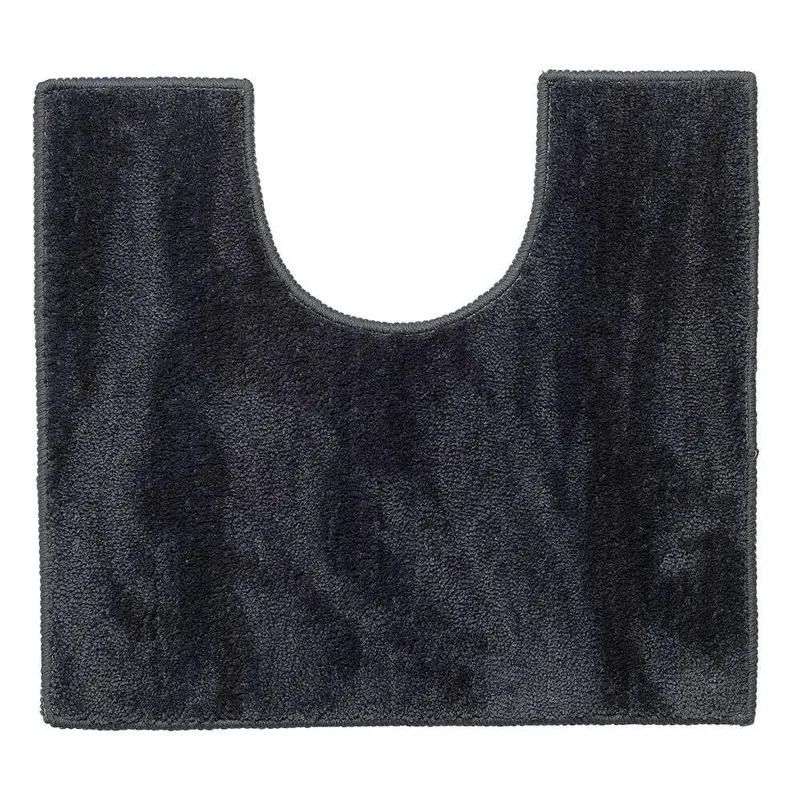 Ταπέτο Λεκάνης Αντιολισθητικό Polyester 45x50εκ. Doux Dark Grey Sealskin 800116 (Ύφασμα: Polyester, Χρώμα: Γκρι) - sealskin - sl-800116