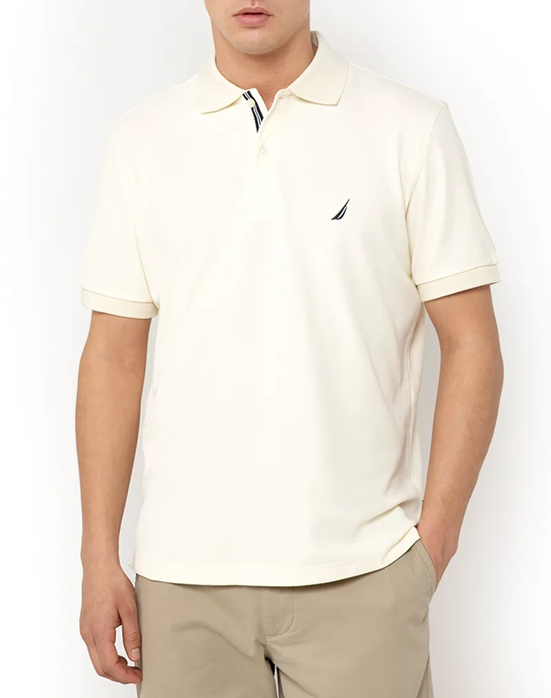 NAUTICA ΜΠΛΟΥΖΑ ΠΟΛΟ ΚΜ Cabin Polo Shirt 3NCN1CR0110-905 Cream