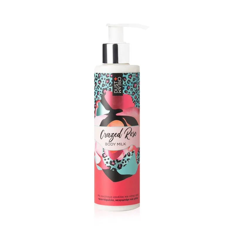 BODY MILK CRAZED ROSE ΜΕ ΕΚΧΥΛΙΣΜΑ ΚΑΝΕΛΑ 200ML