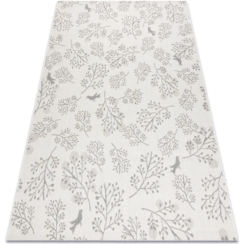 Χαλιά Rugsx Χαλί FLAT 48774/367 Φύλλα Πουλίs - 160x230 cm