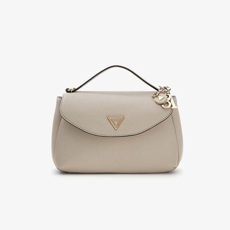 GUESS Evie Top Handle Flap Light Taupe Universal
