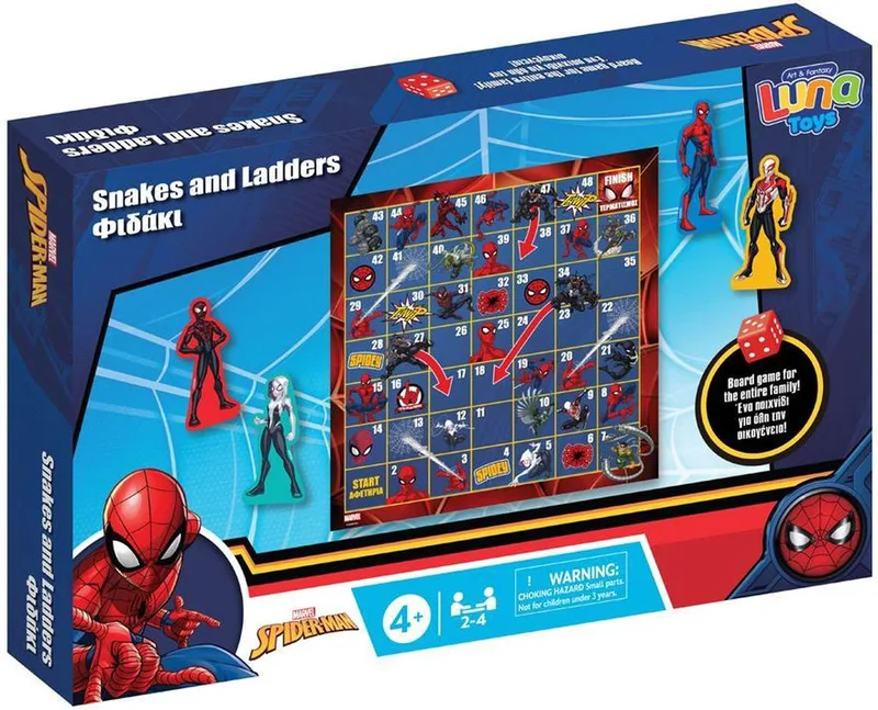 ΕΠΙΤΡΑΠΕΖΙΟ ΠΑΙΧΝΙΔΙ LUNA ΦΙΔΑΚΙ SPIDER MAN