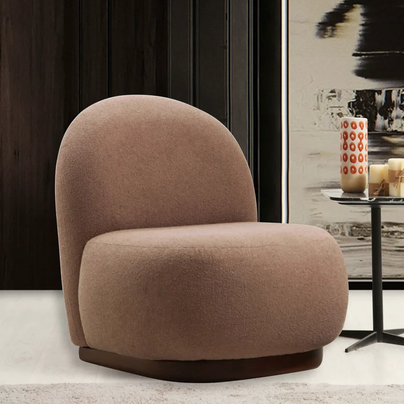 Μπερζέρα Tina - Cappuccino 560Are1737 (85x75x74)