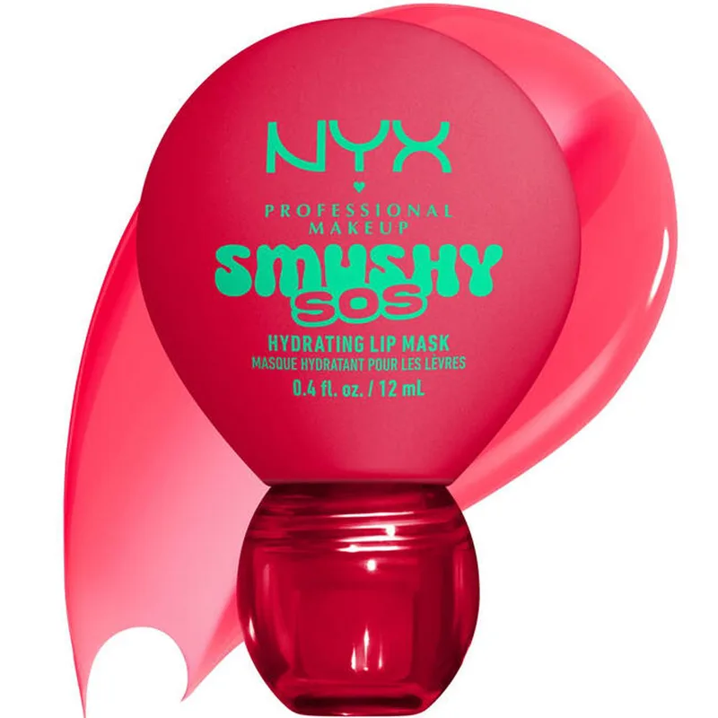 Nyx Professional Makeup Smushy Sos Hydrating Lip Mask Ενυδατική Μάσκα Χειλιών Εμπλουτισμένη με Υαλουρονικό Οξύ που Προσφέρει 12 Ώρες Ενυδάτωσης 12ml - 07 Red-Y 2 Chill