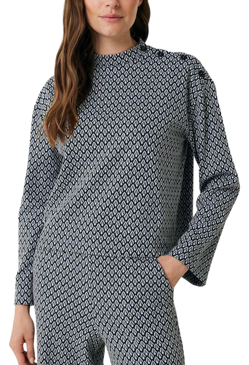 Μπλούζα Μακρυμάνικη Mexx Top Knitted Jacquard. MF007701043W-300007 Γυναικείο